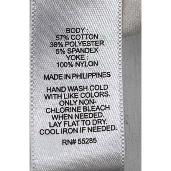 Express Womens White Lace Overlay Tank Top XS Cotton Blend Sleeveless Semi-Sheer - Picture 3 of 4